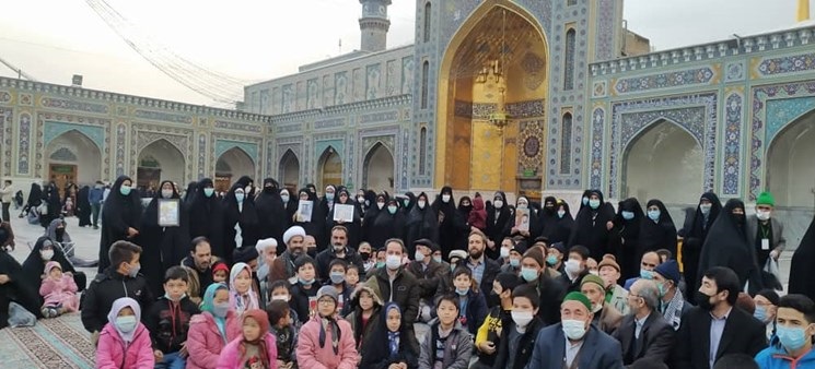 اعزام ۴۰۰ نفر از خانواده شهدای مدافع حرم شهرری به مشهد مقدس