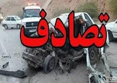 تصادف مینی بوس و نیسان در جنوب تهران