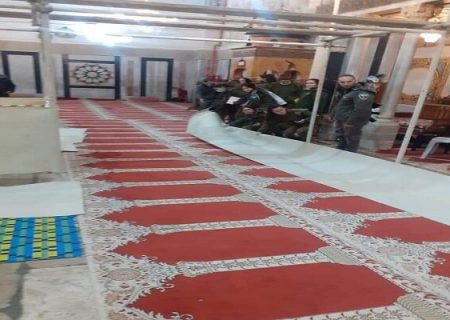 هتک حرمت مسجد ابراهیمی توسط نظامیان صهیونیست