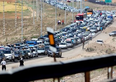 ترافیک سنگین جاده‌های خروجی شمال تهران/ کولاک اهر-ورزقان را بست