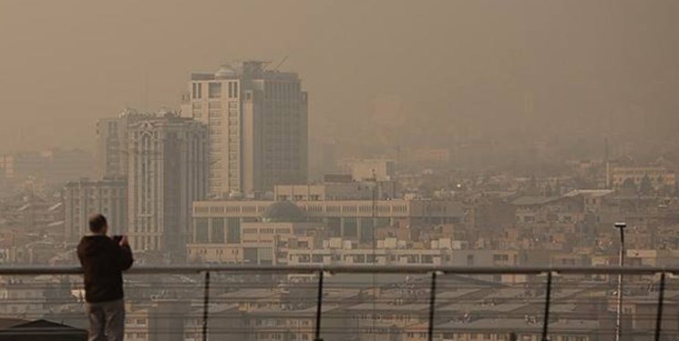 وضعیت کیفیت هوا در مناطق مختلف پایتخت/ شاخص آلودگی هوا در وضعیت نارنجی است
