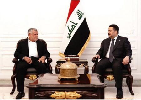 دیدار «هادی العامری» با نخست وزیر عراق